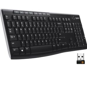 Logitech K270 Wireless Keyboard for Windows, 2.4 GHz Wireless, Full-Size